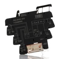 1123490000 Weidmuller TRS Series Interface Relay, DIN Rail Mount, 24V Coil, DPDT, 2-Pole
