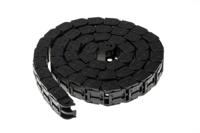 07160180 Igus 7, e-chain Black Cable Chain - Flexible Slot, W22.5 mm x D15mm, L1m, 18 mm Min. Bend Radius, Igumid G