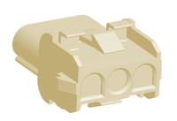 2178474-2 TE Connectivity, Universal MATE-N-LOK Female Connector Housing, 6.35mm Pitch, 3 Way, 1 Row