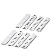 08086260031 Phoenix Contact, ZBF 4 LGS Marker Strip for use with  for use with Terminal Blocks