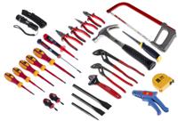 136-3411 RS PRO 32 Piece Electrician Tool Kit with Case, Yes