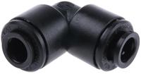 pm0306e John Guest PM Series Elbow Tube-toTube Adaptor, Push In 6 mm to Push In 6 mm, Tube-to-Tube Connection Style
