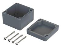38105000-pk-105 Bopla Euromas Polymas Series Silver Polyamide Enclosure, IP65, Silver Lid, 75 x 80 x 57mm