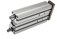 180-312 RS PRO Pneumatic Guided Cylinder - 16mm Bore, 100mm Stroke, Double Acting