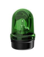 88523075 Werma 885 Series Green Rotating Beacon, 24 V, Base Mount, LED Bulb