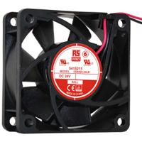 541-5211 RS PRO Axial Fan, 24 V dc, DC Operation, 22.1m³/h, 1W, 60mA Max, 60 x 60 x 25mm