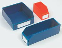 617-3176 RS PRO PP Storage Bin, 150mm x 75mm x 100mm, Blue