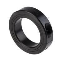 msp-40-f Ruland Shaft Collar, Two Piece, Clamp Screw, Bore 40mm, OD 60mm, W 15mm, Carbon Steel