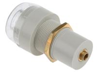 84150202 Crouzet Green Panel Mounting Visual Indicator, 8bar, 4 mm inlet port, 22.5mm mount hole