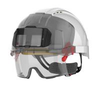 amb177-t05-f00 JSP EVO VISTAlens White Safety Helmet, AdjustableVentilated