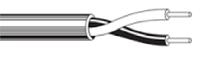8795-606u500 Belden8795 Series 2 Core Line level Low Voltage signal Cable, 0.35 mm² CSA, 4.27mm od, 152m, Grey