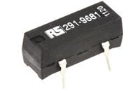 291-9681 RS PRO PCB Mount Reed Relay, 12V dc Coil, SPST, 300V dc Max, 0.5 A Max, 1000Ω