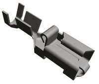 160831-4 TE Connectivity Positive Lock .250 Mk I Uninsulated Female Spade Connector, Receptacle, 6.35 x 0.8mm Tab Size, 1mm² to