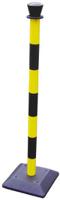 503-732 RS PRO Black & Yellow ABS Barrier Post