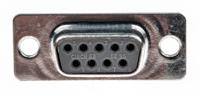 473-896 RS PRO 9 Way Panel Mount D-sub Connector Socket, 2.74mm Pitch