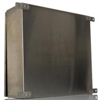 758-7018 RS PRO 304 Stainless Steel Wall Box, IP69K, 500 mm x 500 mm x 200mm