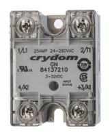 84137210 Sensata Crydom GN Series Solid State Relay, 10 A rms Load, Panel Mount, 280 V ac Load, 32 V dc Control