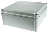 pc-2828-13-g-enclosure Fibox SOLID PC Series Grey Polycarbonate Enclosure, IP67, Grey Lid, 278 x 278 x 130mm