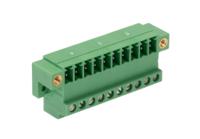 1833108 Phoenix Contact, 3.81mm Pitch, MCVU 1.5/10-GFD-3.81, 10 Way, , Pluggable Terminal Block, Plug, Direct Mounting, Screw