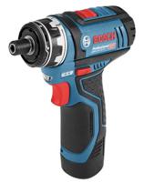 06019f6070 Bosch GSR Quick Change 12V Cordless Drill Driver Li-Ion, Type G - British 3-Pin
