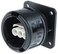 185-0b1000-p0301 ABB 3 Pole IP68 Rating Panel Mount Female IEC Connector Rated At 16A