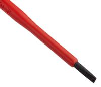 125-3080 RS PRO Slotted Insulated Screwdriver, 3.5 x 0.6 mm Tip, 100 mm Blade, VDE/1000V, 190 mm Overall