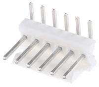 640457-6 TE Connectivity MTA-100 Series Right Angle Through Hole Pin Header, 6 Contact(s), 2.54 mm Pitch, 1 Row, Unshrouded