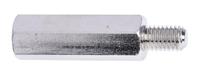 806-6648 RS PRO Standoff, M5 x M5 Thread, 25mm Body, Brass, Male/Female, 8mm Stud