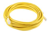 557-155 RS PRO, 10m Cat6, Yellow RJ45 to Male RJ45 Male, U/UTP Unshielded, Terminated PVC Sheath
