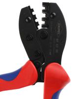 97-52-35 Knipex PreciForce® Hand Ratcheting Crimp Tool for Uninsulated Open Barrel Terminals, 0.5 → 6mm² Wire