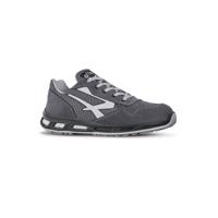rl20056-46 UPower PUSH Unisex Grey Aluminium Toe Capped Safety Shoes, UK 11, EU 46