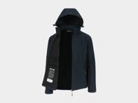 23mjc1903ny-xl Herock 23MJC1903 Navy, Breathable, Waterproof, Windproof Jacket, XL