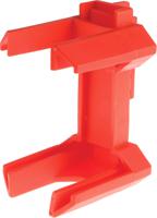 882-5911 RS PRO Red 4-Lock Polypropylene Ball Valve Lockout, 7mm Shackle, 63.5mm Attachment