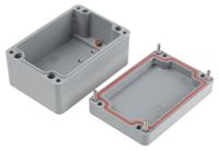 918-8736 RS PRO Grey PET Enclosure, IP66, Grey Lid, 110 x 75 x 55mm