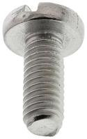 527-022 RS PRO Slot M4 Pan A2 304 Stainless Steel Machine Screws DIN 85 x 10.0mm
