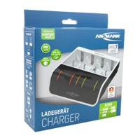 1001-0093 Ansmann Comfort Multi Battery Charger For NiMH 9V, AA, AAA, C, D 4 Cell 1.2V 15mA