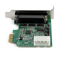pex4s953lp StarTech.com 4 Port PCIe RS232 Serial Card