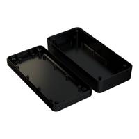 192-0765 RS PRO Black ABS Enclosure, IP54, IK07, Black Lid, 189.9 x 89.8 x 50.5mm