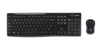 920-004512 Logitech MK270 Wireless Keyboard and Mouse Combo Wireless Keyboard and Mouse Set, QWERTY (Italy), Black