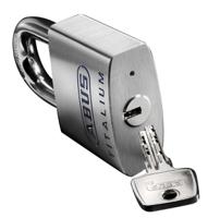 70879 ABUS Key Weatherproof Titanium Safety Padlock, 11mm Shackle, 60mm Body