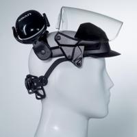 9790212 uvex Clear Flip Up PC Face Shield with Face, Head Guard , Resistant To High Speed Particles