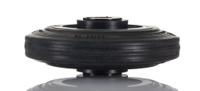 pvr160-20lm58 Tente Black Rubber Ageing Resistant Trolley Wheel, 135kg
