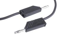 934091100 Hirschmann Test & Measurement, 16A, 60V dc, Black, 500mm Lead Length