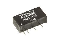 tma-1215s TRACOPOWER TMA DC-DC Converter, 15V dc/ 65mA Output, 10.8 → 13.2 V dc Input, 1W, Through Hole, +85°C Max Temp