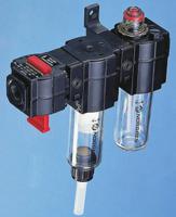 fl72-308g Norgren G 3/8 FRL, Semi Automatic Drain, 40μm Filtration Size - Without Pressure Gauge