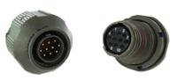 2m80100726m919pa Amphenol Socapex, 2M801 19 Way Cable Mount MIL Spec Circular Connector Plug, Pin Contacts,Shell Size 9, Threaded