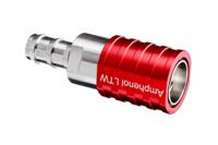sqd-06sbdn-prd001 Amphenol Industrial Connector, 6 Contacts, Push Pull, 1/2 in Connector, Socket, Female, SQD06 Series