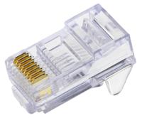 108-080810-24 Sentinel 08 Series Male RJ45 Connector, Cable Mount Straight 1 Port 8 -Way