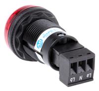 855pb-b24se422 Allen Bradley 855P Series Red Multiple Effect Beacon, 24 V ac/dc, Panel Mount, LED Bulb