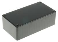 1591cbk Hammond 1591 Series Black Flame Retardant ABS Enclosure, IP54, Black Lid, 120 x 65 x 40mm